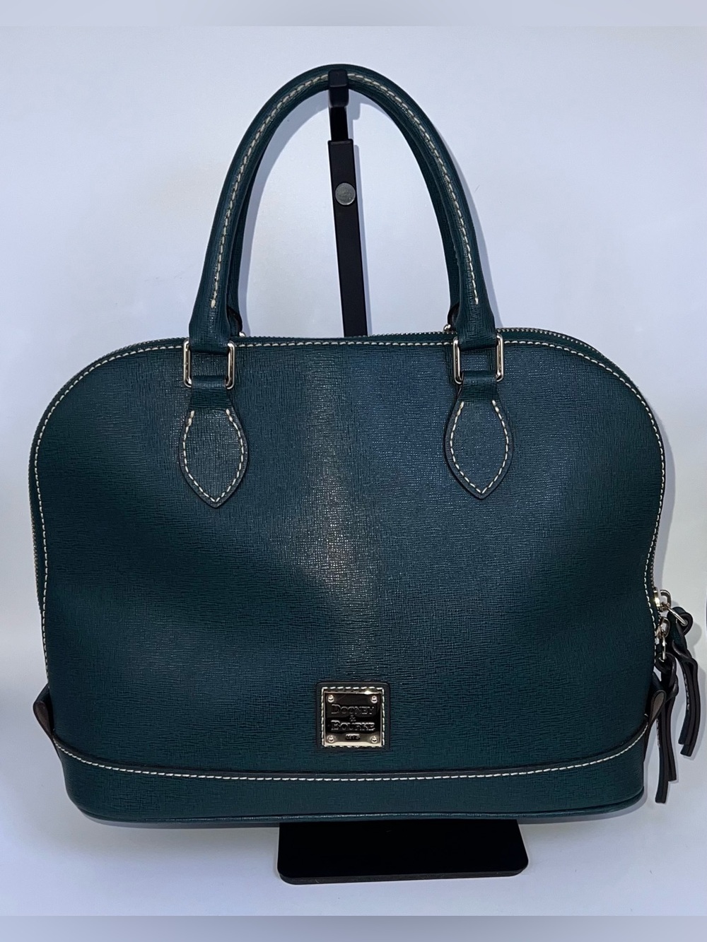 Dooney & Bourke Saffiano Domed Zip Zip Satchel